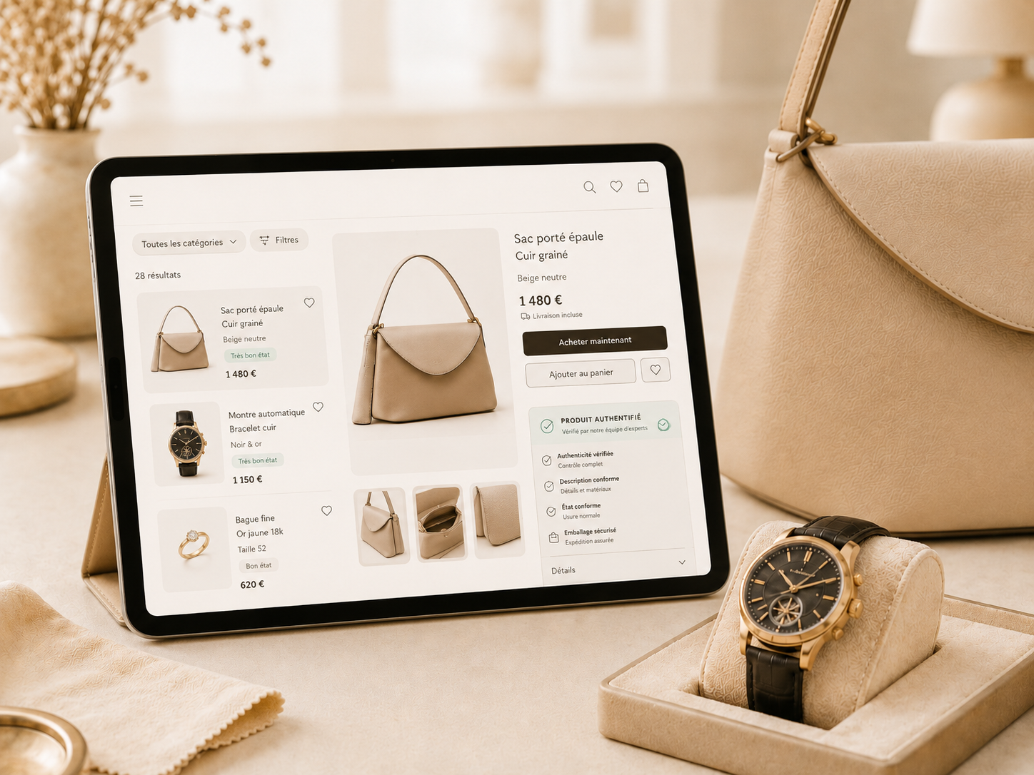 Marketplace — vérification authenticité Kerion X Core